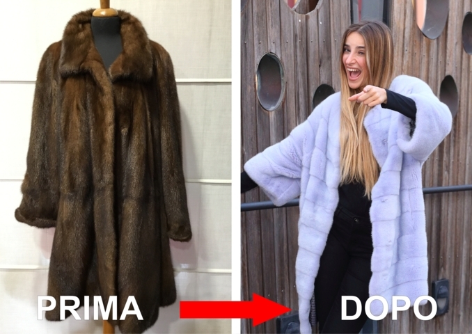 Rimessa a modello di una pelliccia